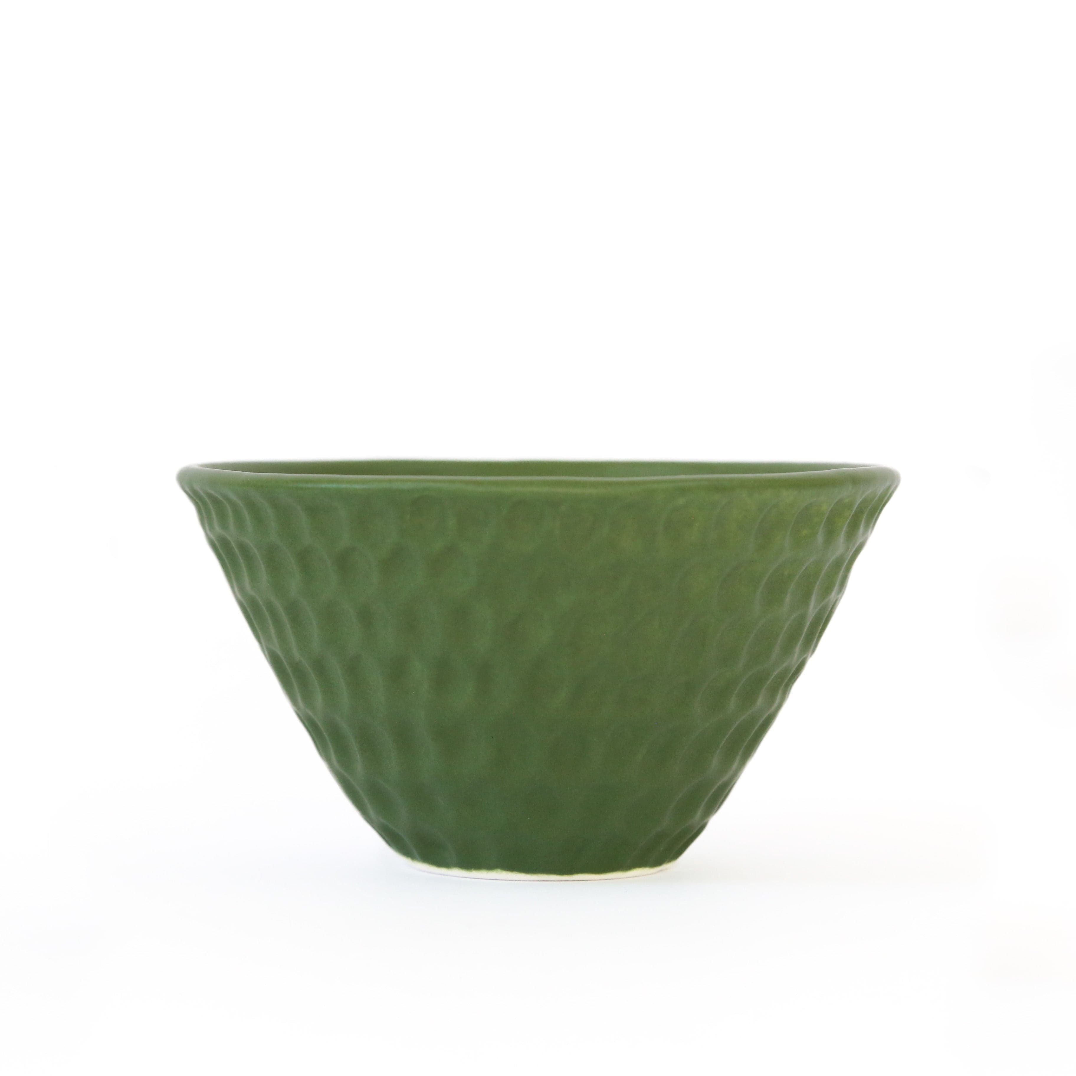 Shams El Balad Ceramics Dark Green Zabadi Bowl